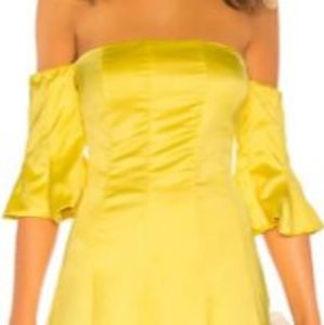 Yellow mini NBD dress